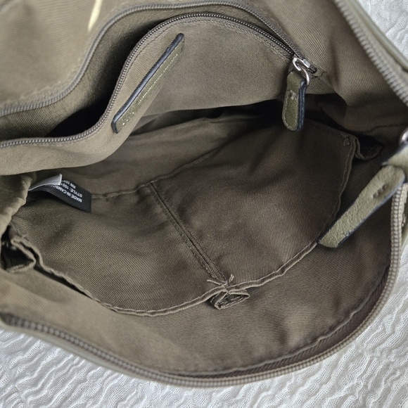 INC International Concepts Riverton‎ Crossbody Olive Green Bohemian Casual bag - Picture 13 of 16